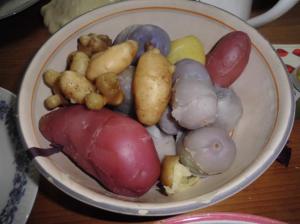 bunte Pellkartoffeln