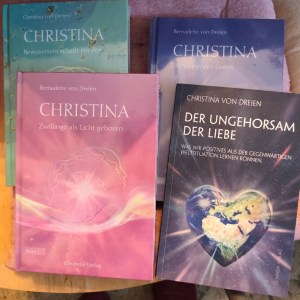 3er Set Bücher "Christina" plus Büchlein geschenkt dazu